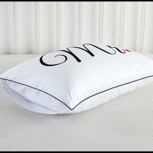 Mr. and Mrs. Decorative Queen Pillowcases - Picture 5 of 6